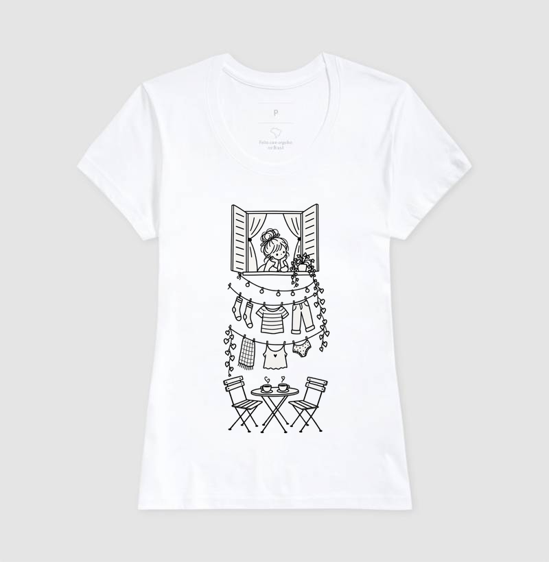 Camiseta A Vida Pela Janela - Imagem 3