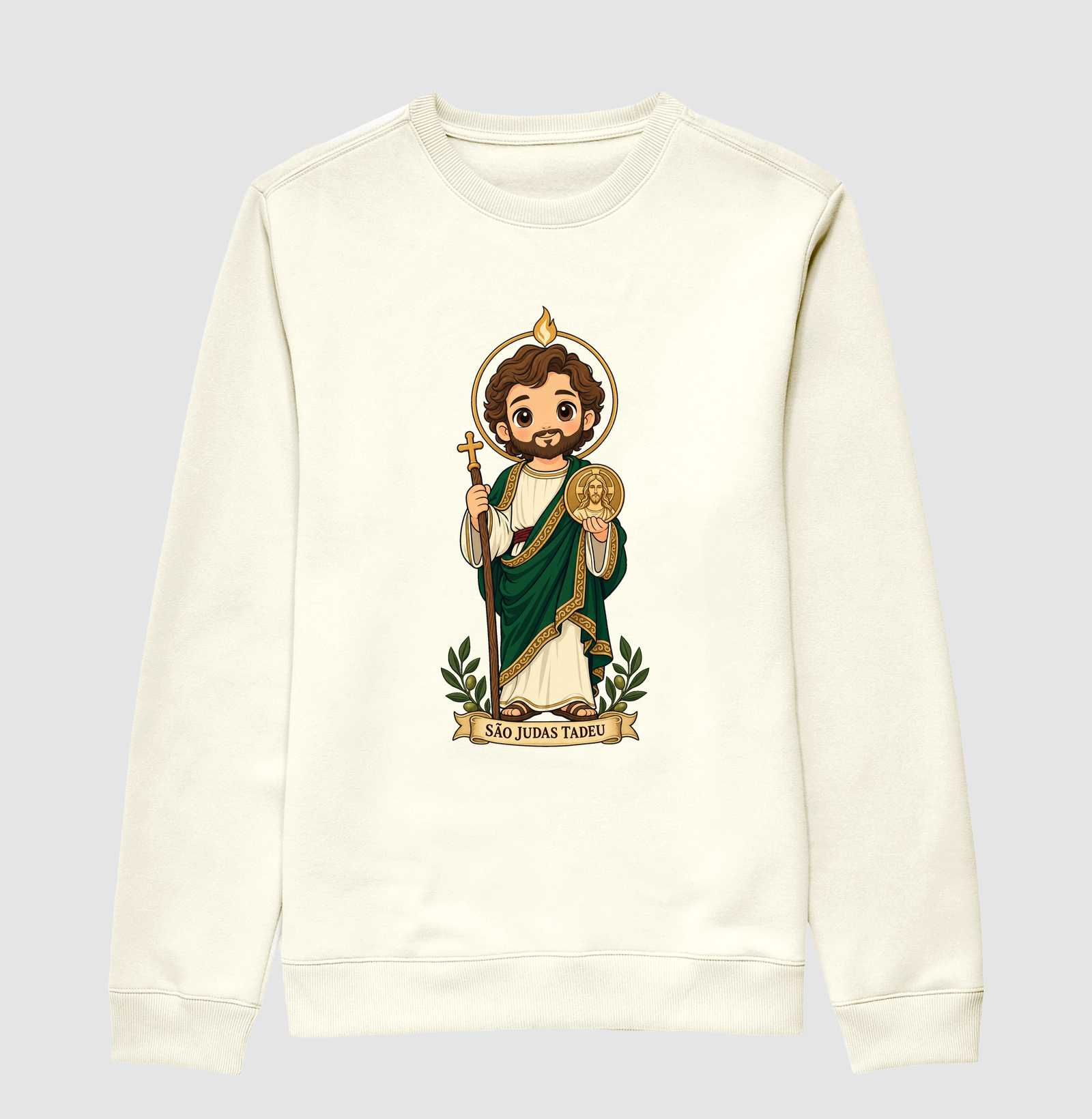 São Judas tadeu estilo chibi - Imagem 2