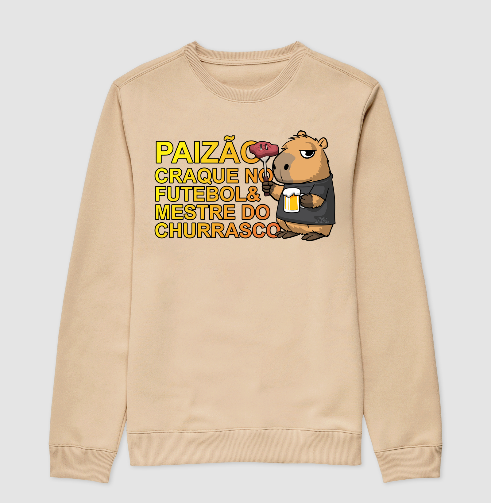 Camiseta Capivara Pai Churrasco - Imagem 3