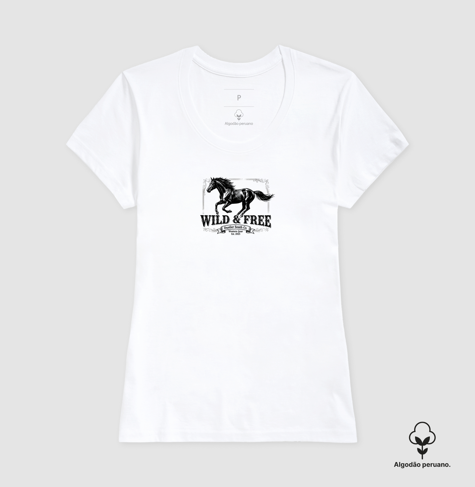 Baby Look Feminina Wild & Free Dustler South Co. - Imagem 2