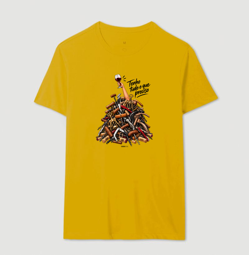 Camiseta “Tenho Tudo o Que Preciso (Mais Vinho)” – Wine Lover - Imagem 12