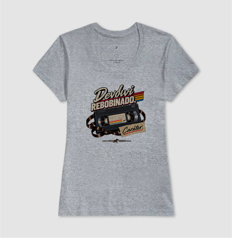 DEVOLVI REBOBINADO - Modo capivara - Camiseta - Imagem 11