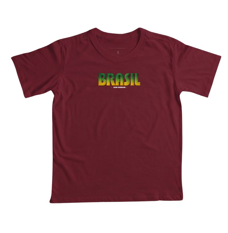 Camiseta Infantil BRASIL Unissex - Imagem 6