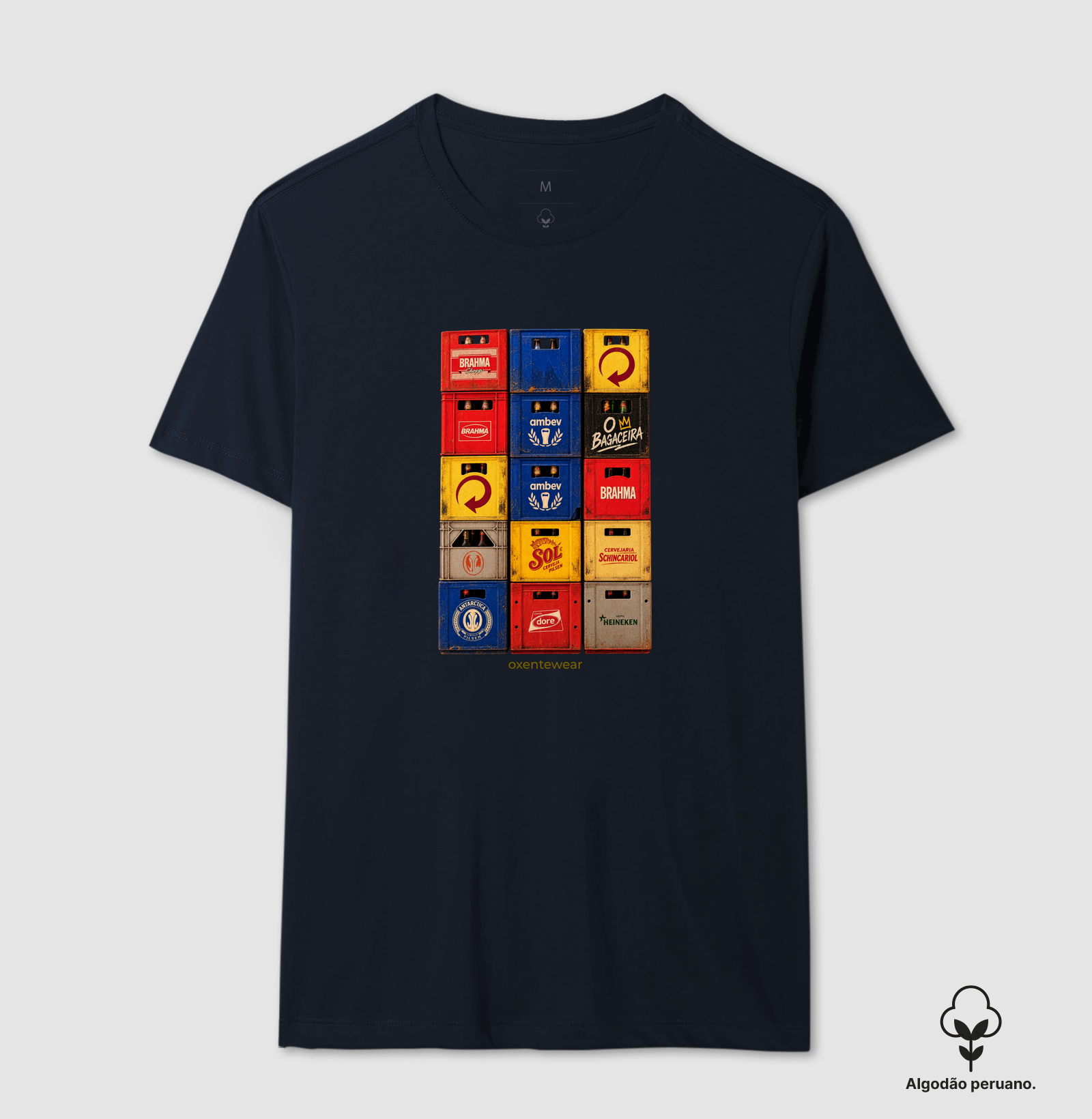 Camiseta Caixas de Cerveja ( O bagaceira )  OxenteWear - Imagem 8