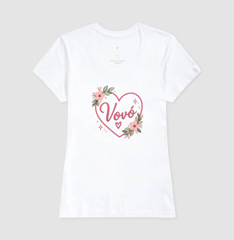 Vovó - coração e flores - Imagem 4