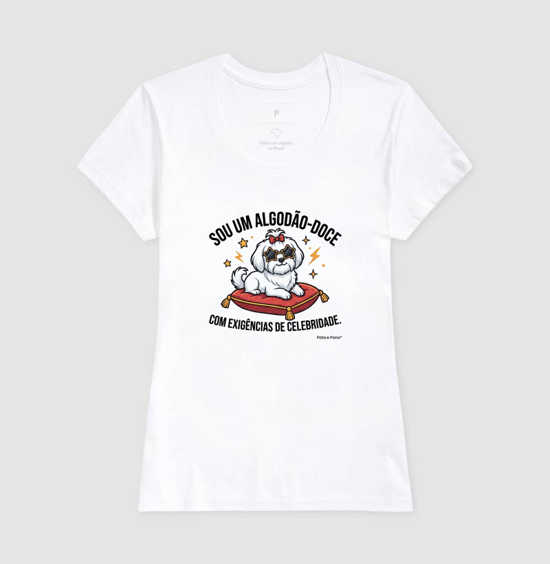 CAMISETA MALTÊS ALGODÃO-DOCE - Imagem 5