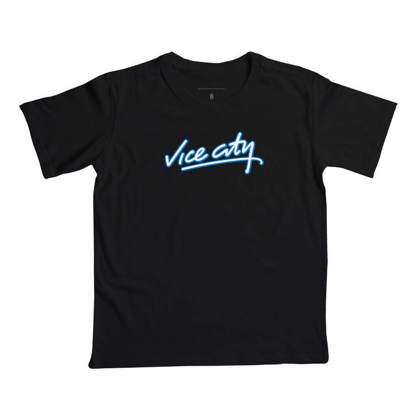 Camiseta Infantil Vice City - Logo - Imagem 2