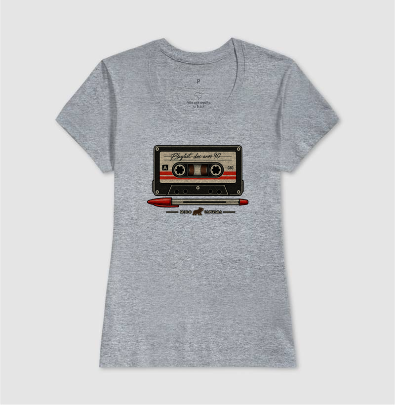 FITA CASSETE E CANETA  - Modo capivara - Camisetas - Imagem 11