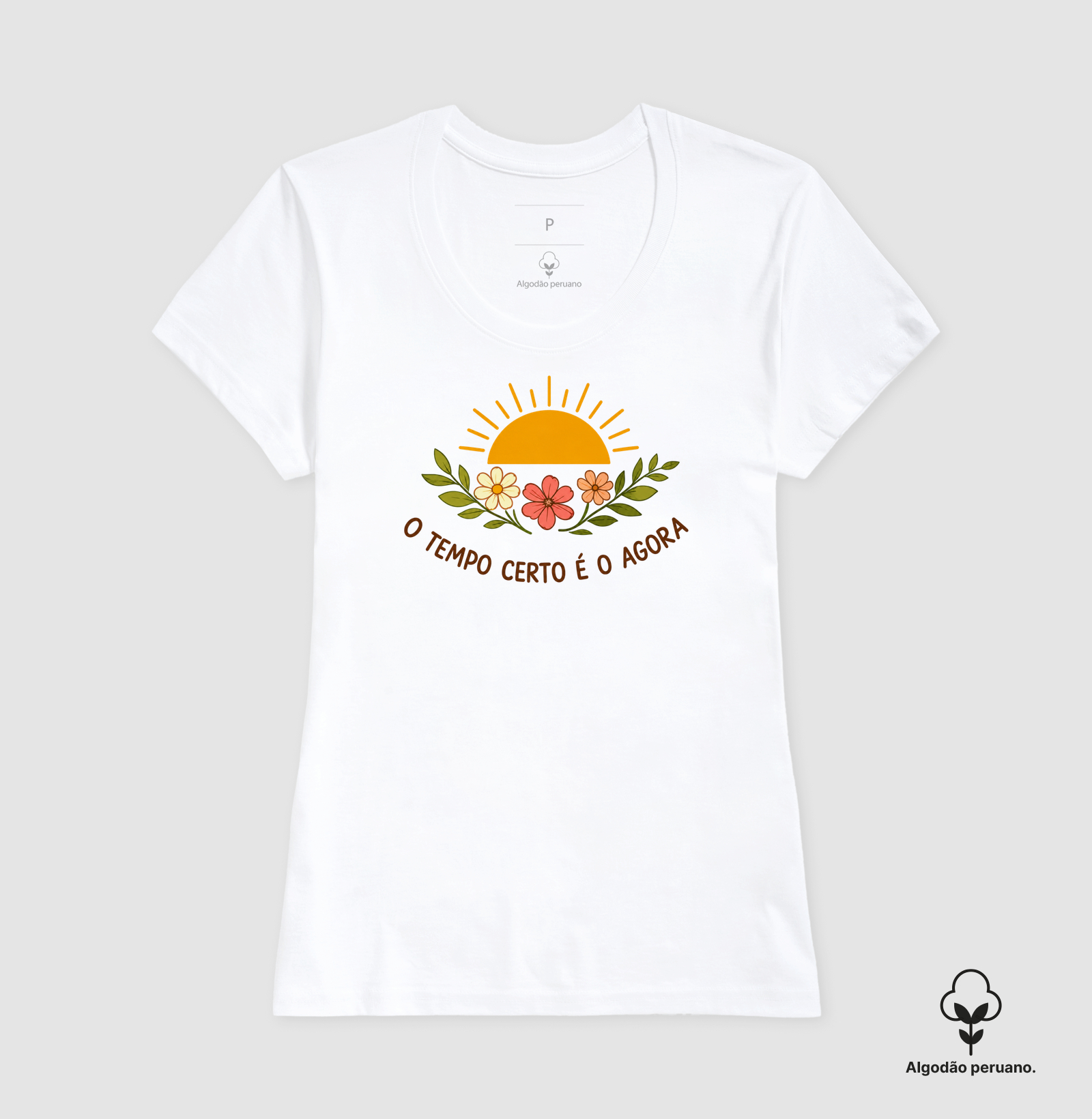 Camiseta O Tempo certo é o agora - Alma Vestida - Imagem 5