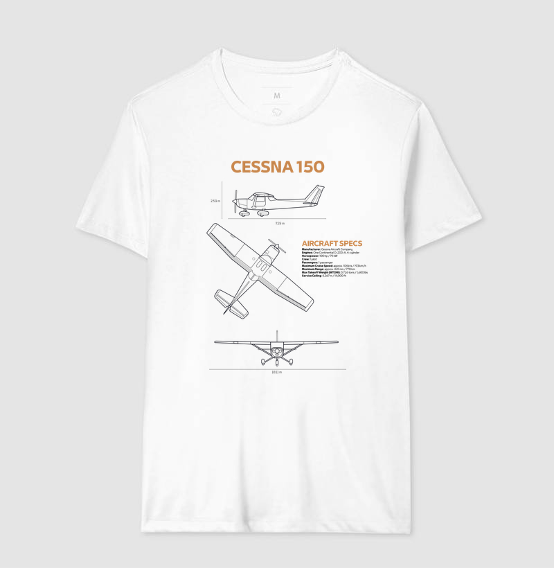 Cessna 150 | Blueprint - Imagem 4