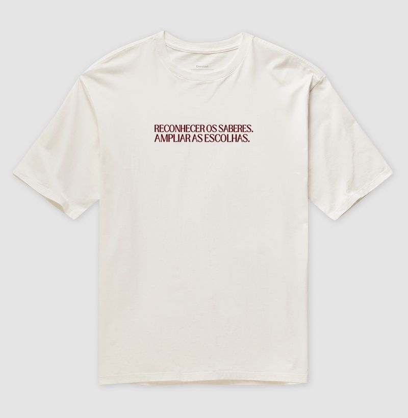 Camiseta Oversized Escolhas - Imagem 2