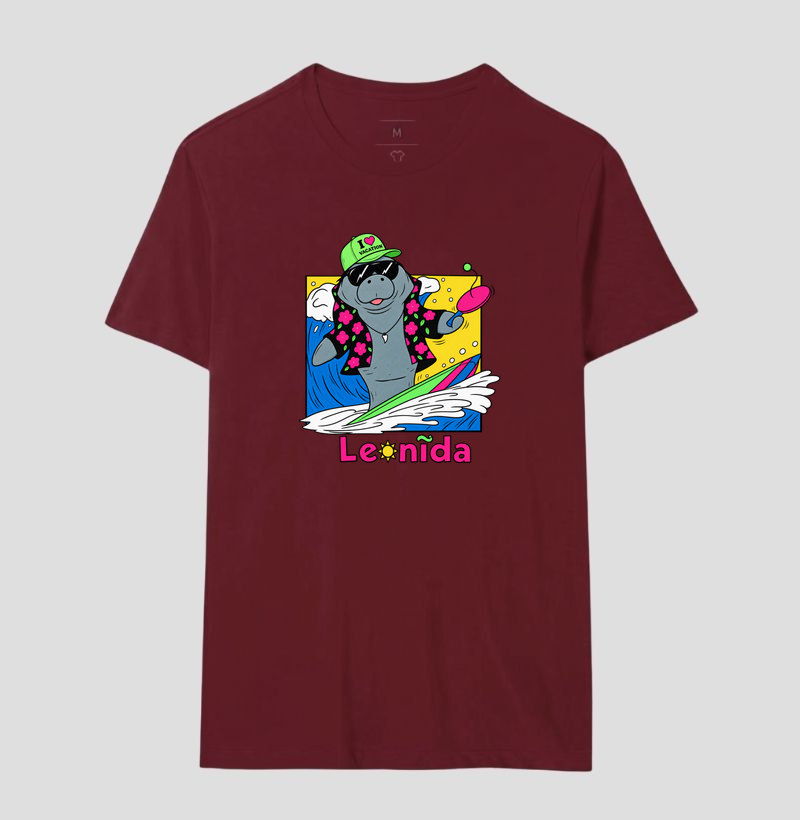 Camiseta GTA 6 Jason – Leonida Surf com Peixe Boi / Manatee - Imagem 18