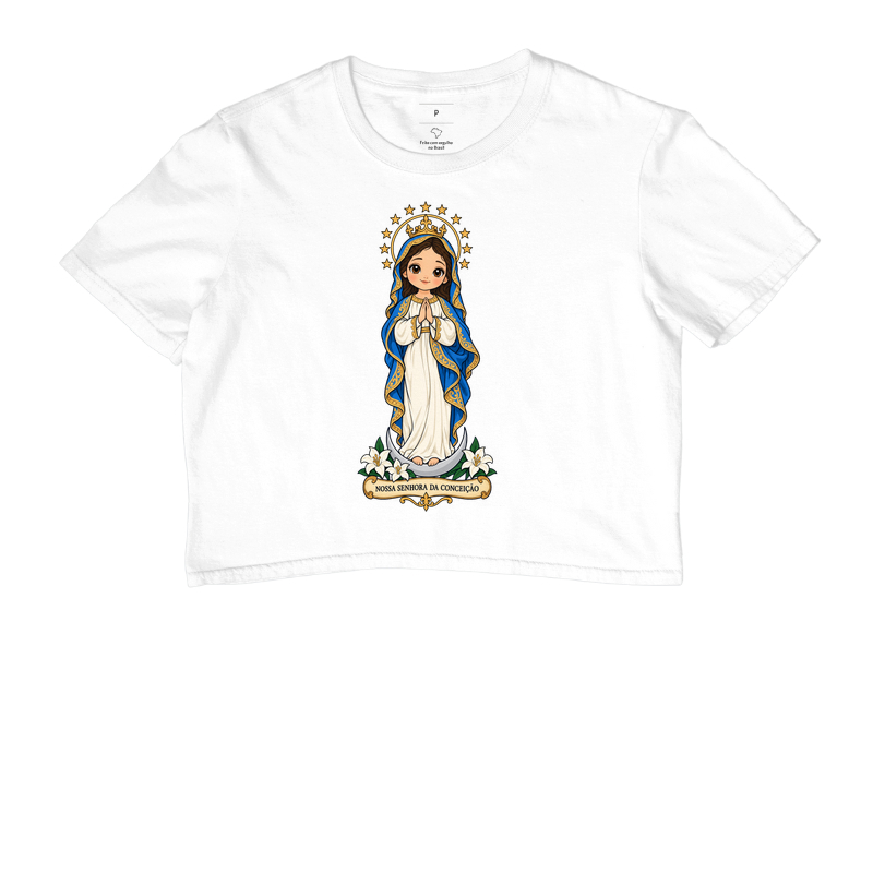 Nossa Senhora da Conceição estilo chibi - Imagem 3