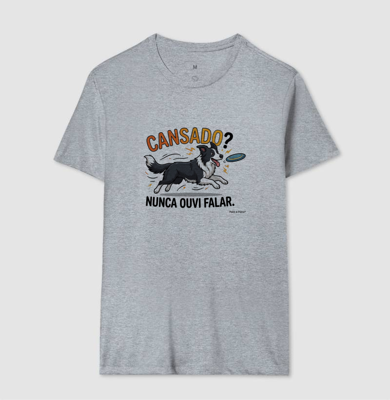 CAMISETA BORDER COLLIE CANSADO - Imagem 4