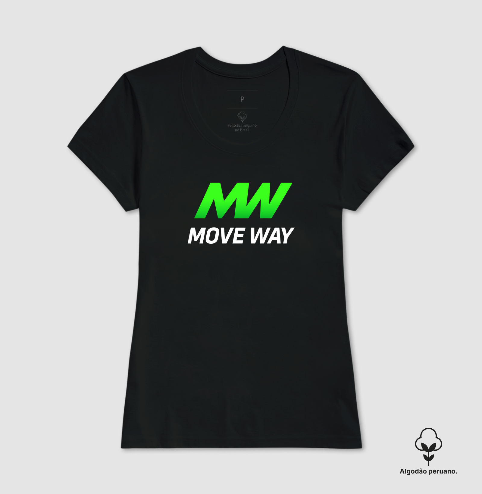 Camiseta MW Move Way. Masculino e feminino. Algodão Peruano. Coleção Música. - Imagem 3