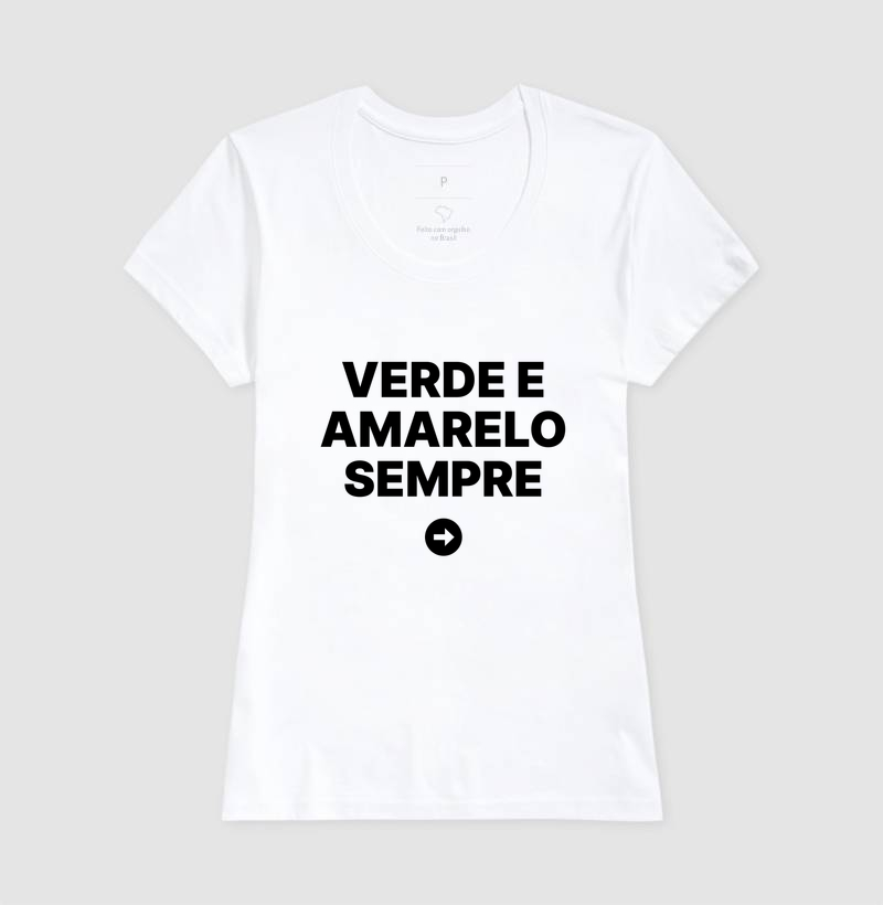 Camiseta Verde e amarelo sempre - Imagem 5