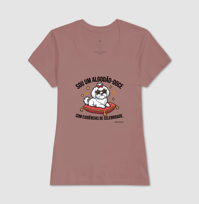 CAMISETA MALTÊS ALGODÃO-DOCE - Imagem 17