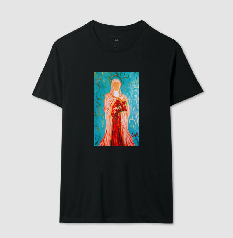 Camiseta Santa Teresinha do Menino Jesus Arte Sacra - Imagem 2