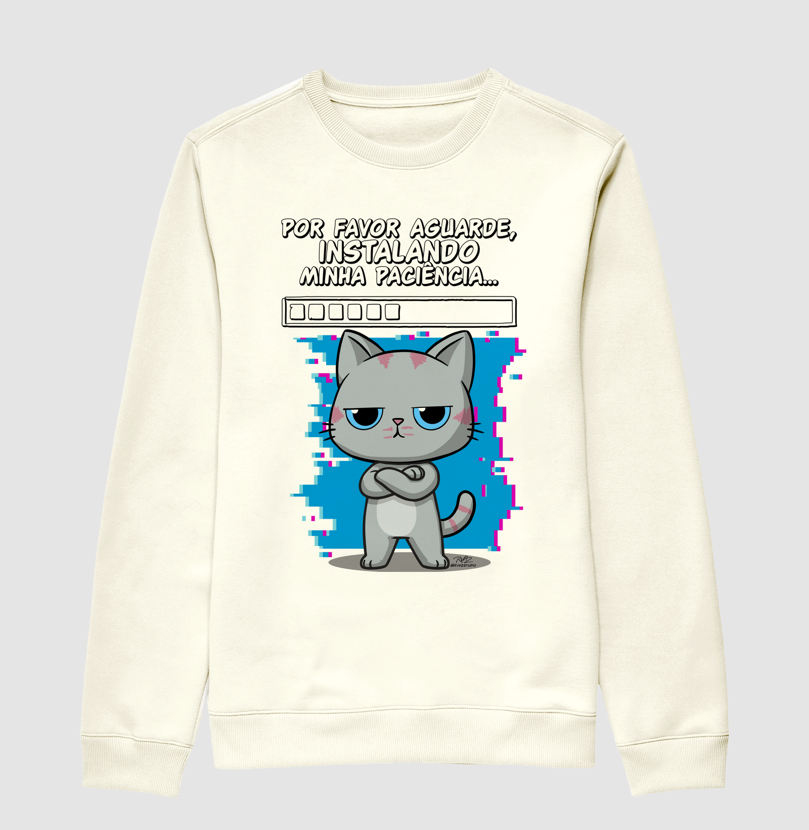 Camiseta Gato Sincero Paciência - Imagem 2