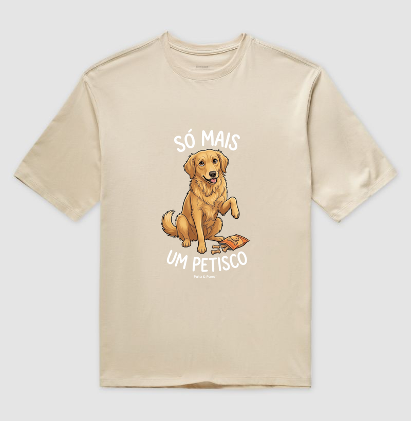 CAMISETA OVERSIZED GOLDEN RETRIEVER PETISCO - Imagem 3