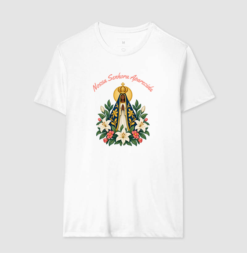 Camiseta Nossa Senhora Aparecida — Manto de Amor - Imagem 5