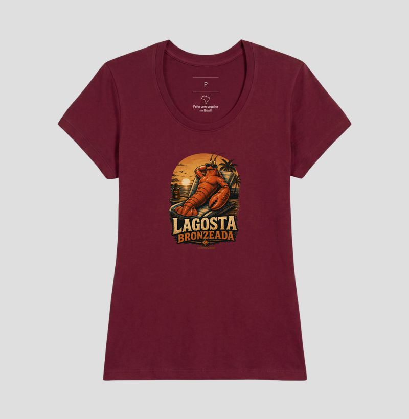 Camiseta Lagosta Bronzeada | OxenteWear - Imagem 13