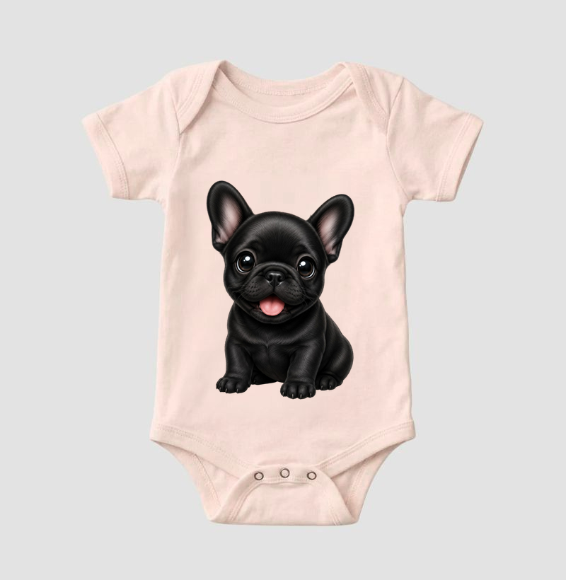 Bulldog (Buldogue) Francês Preto - Desenho Animado - Imagem 5