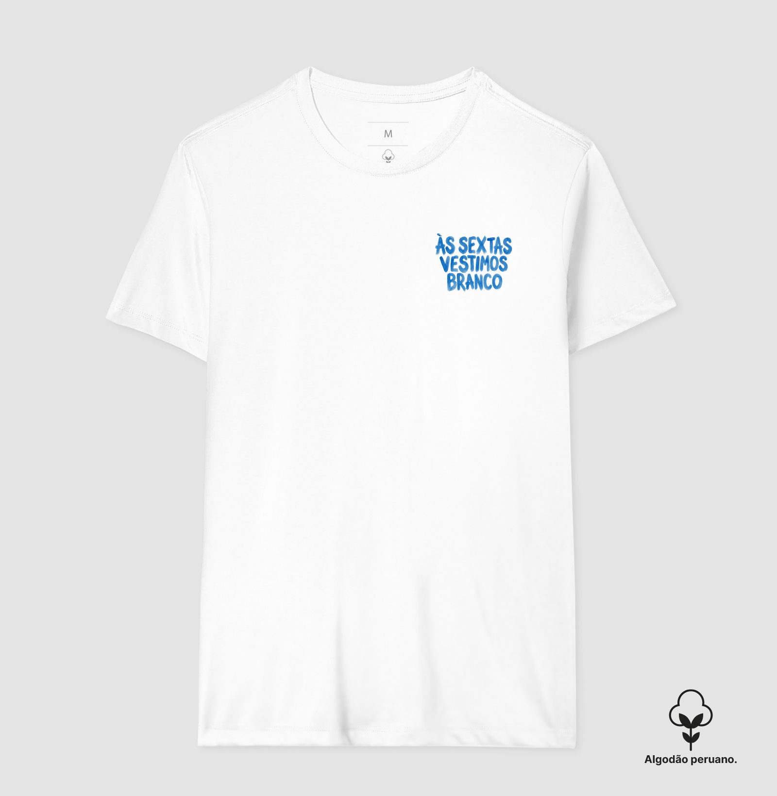 ÀS SEXTAS VESTIMOS BRANCO MINIMAL (NOVA) - Imagem 2