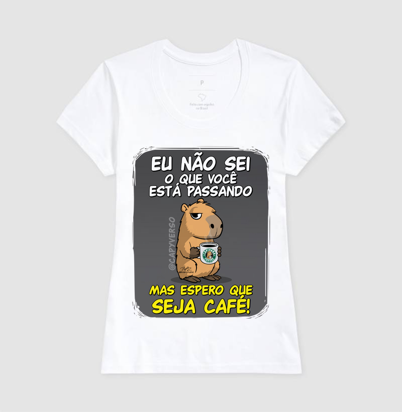 Camiseta Capivara Seja Café - Imagem 5