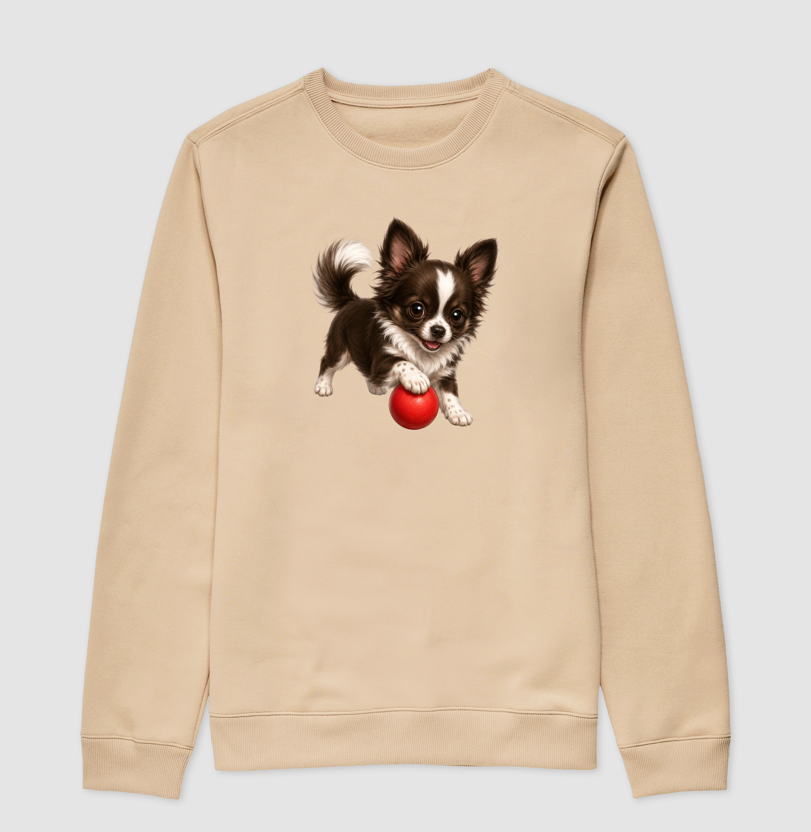 Chihuahua Pelo Longo Marrom - Desenho Animado - Imagem 3