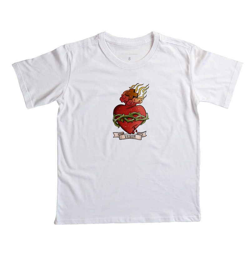 Camiseta Sagrado Coração infantil - Imagem 6