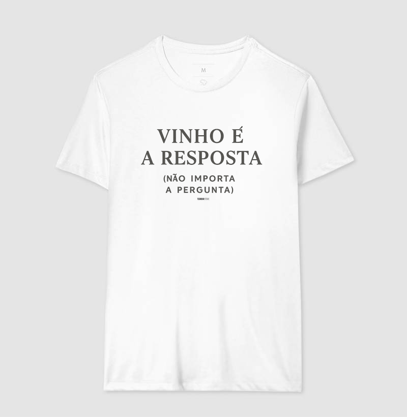 Camiseta Vinho é a Resposta - Imagem 4