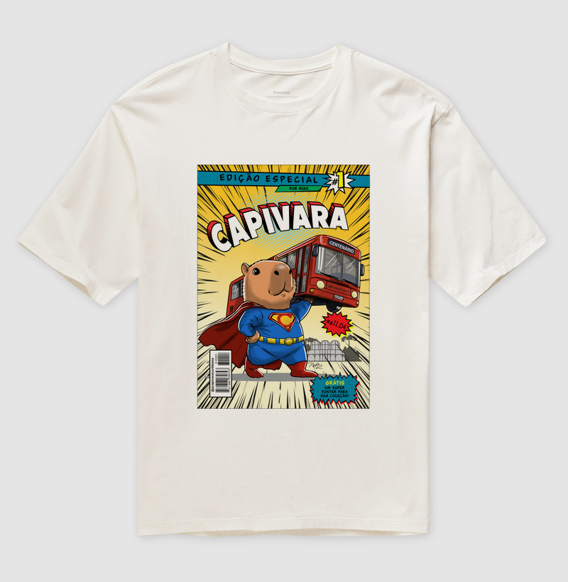 Camiseta Super Capivara - Imagem 4