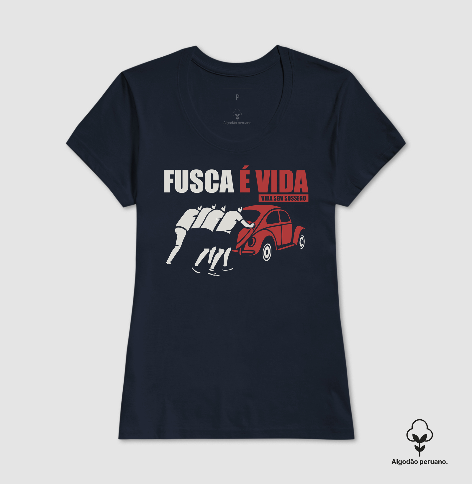 Fusca é vida | Vida sem sossego | Vermelho - Imagem 10