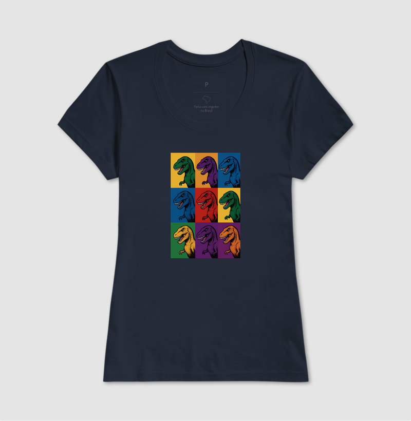 Camiseta Dino Pop T-Rex - Imagem 9