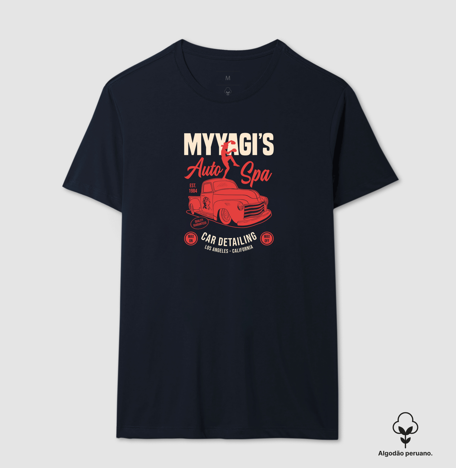 Camiseta Algodão Peruano Myyagi's Estética Automotiva - Imagem 4