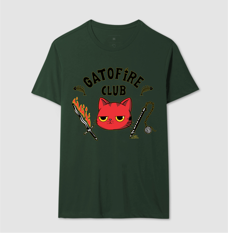Camiseta Gato Sincero GatoFire Club - Imagem 12