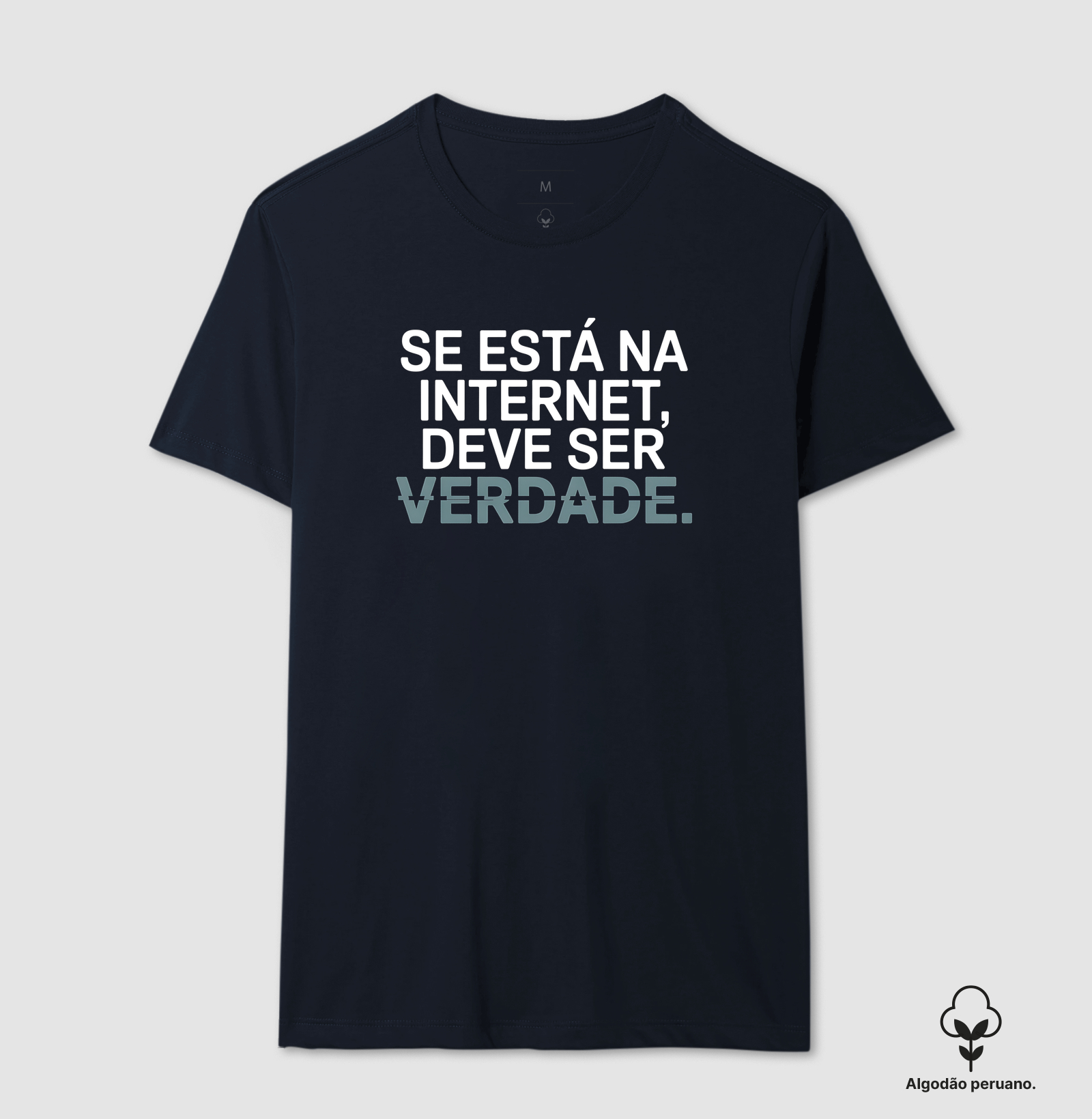 Camiseta Algodão Peruano Fake News - Imagem 4