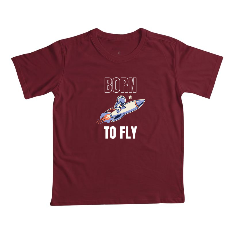 Camiseta Infantil Born To Fly - Imagem 4
