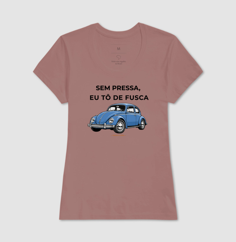 Sem pressa, eu tô de fusca - Azul médio acinzentado - Imagem 15