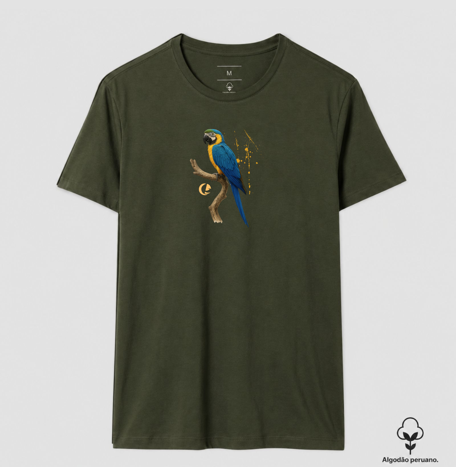 Camiseta Algodão Peruano - Arara Canindé - Imagem 6