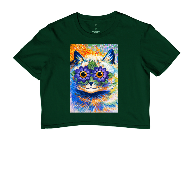 Psychedelic Flower Cat -  Louis Wain - Imagem 5