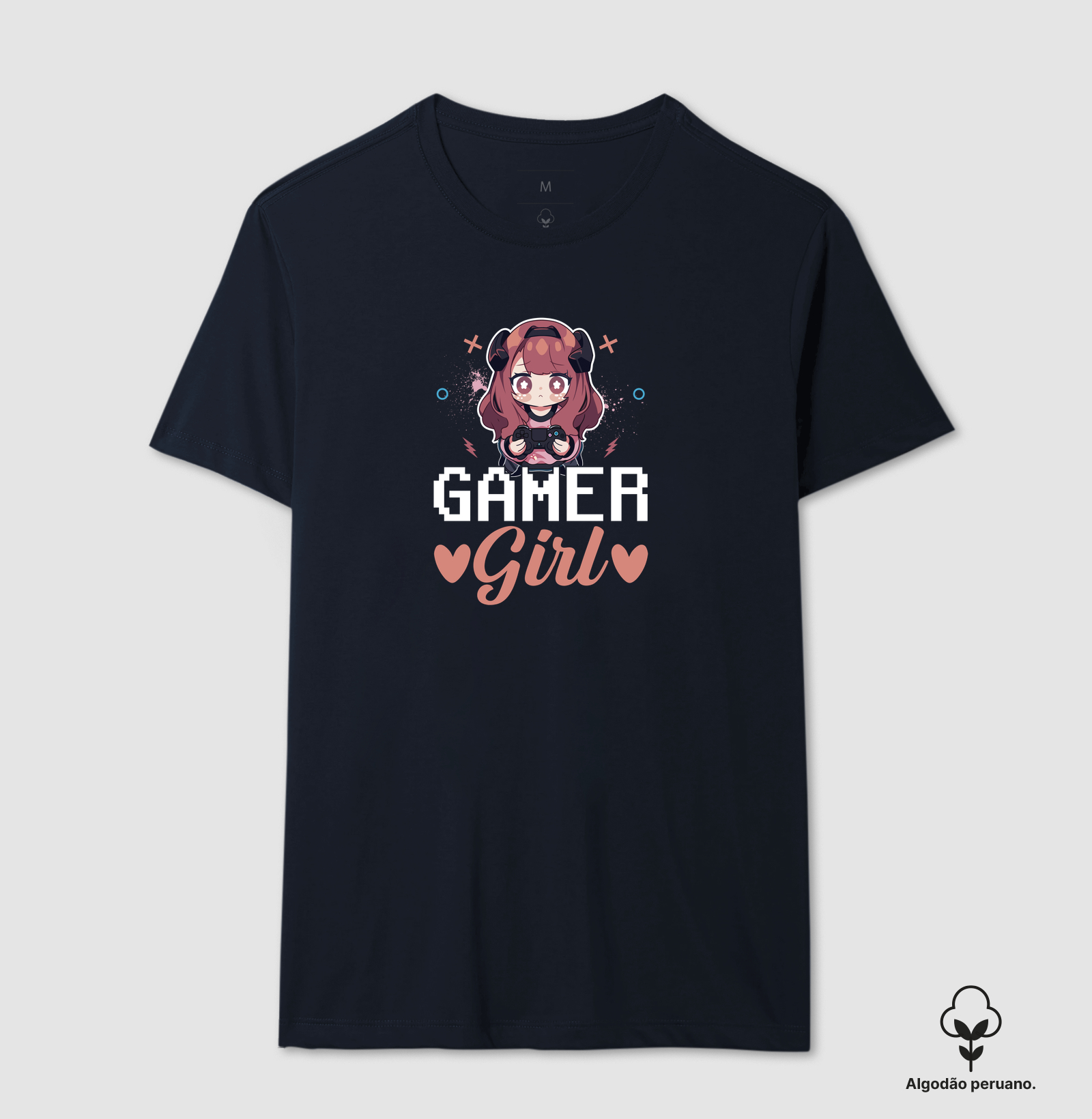 Camiseta Algodão Peruano Gamer Girl - Imagem 4