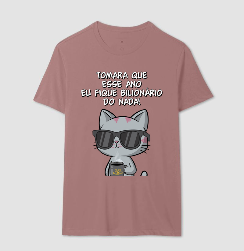 Camiseta Gato Sincero Bilionário - Imagem 16