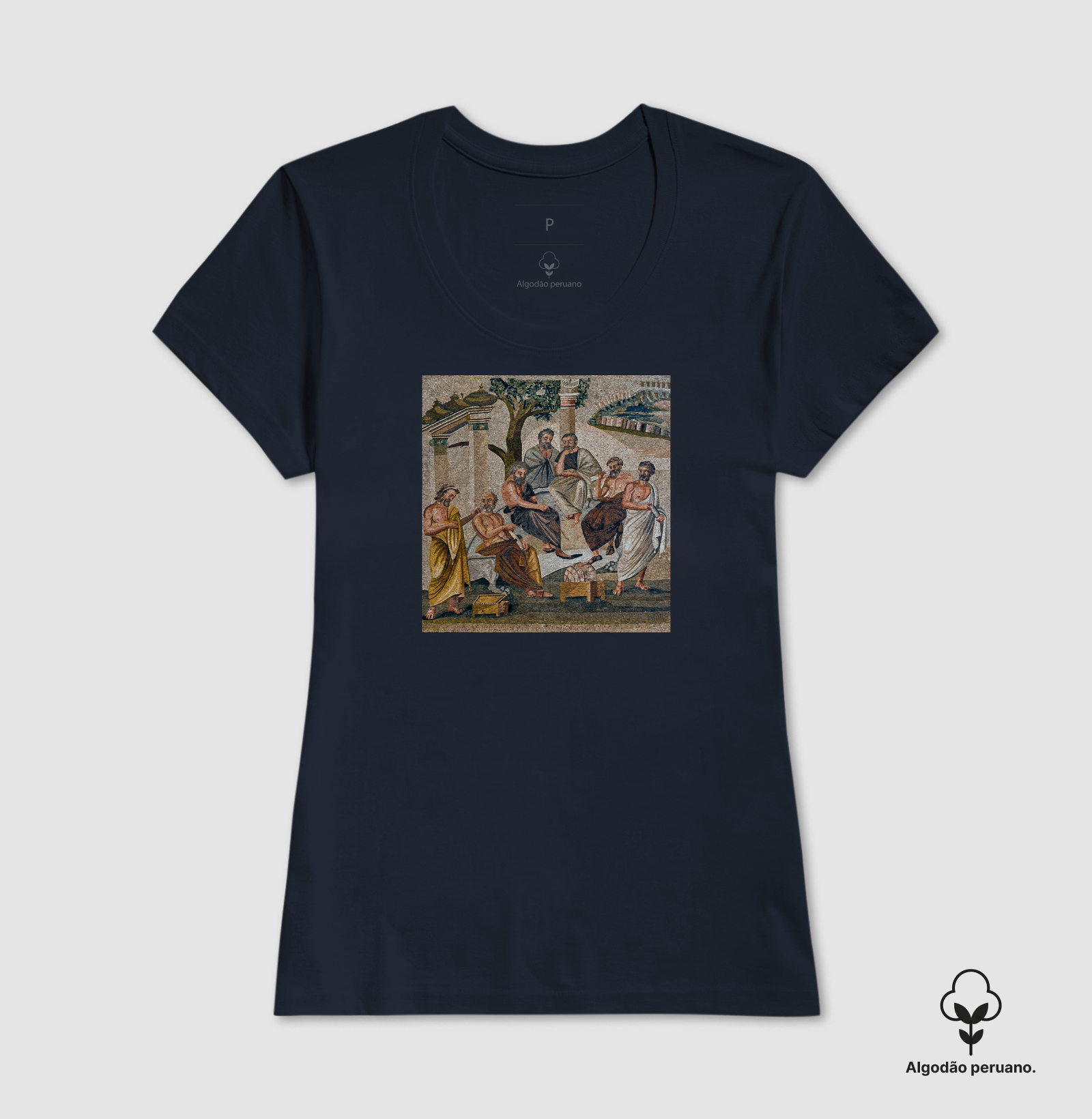 A Academia de Platão — Mosaico de Pompeia - Imagem 10