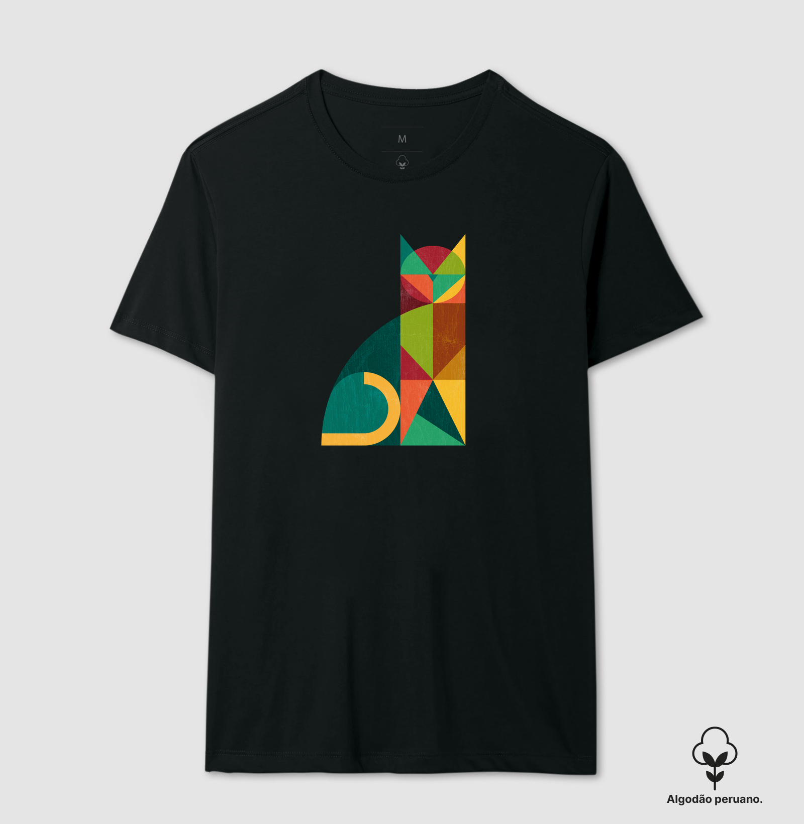 Camiseta Algodão Peruano Gatométrica - Imagem 4