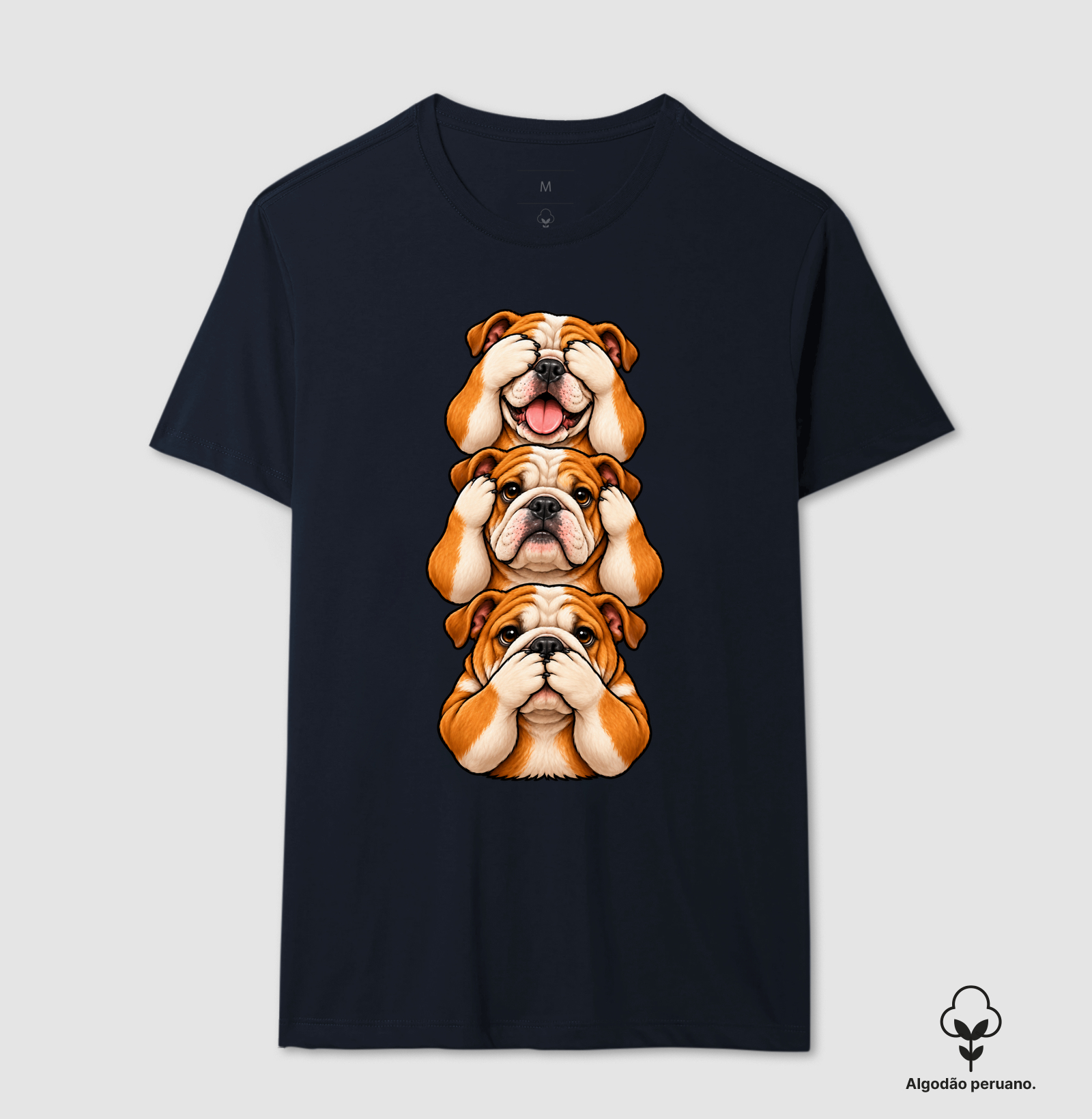 Ver, Ouvir e Falar versão Bulldog (minimal) - Imagem 6