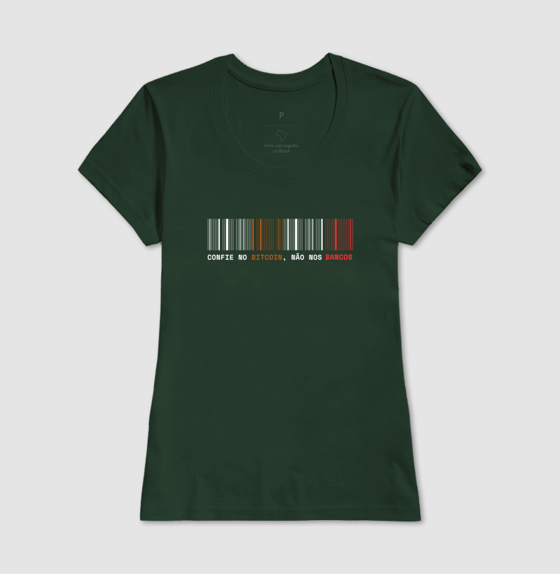 Camiseta Confie no Bitcoin, Não nos Bancos - Imagem 13