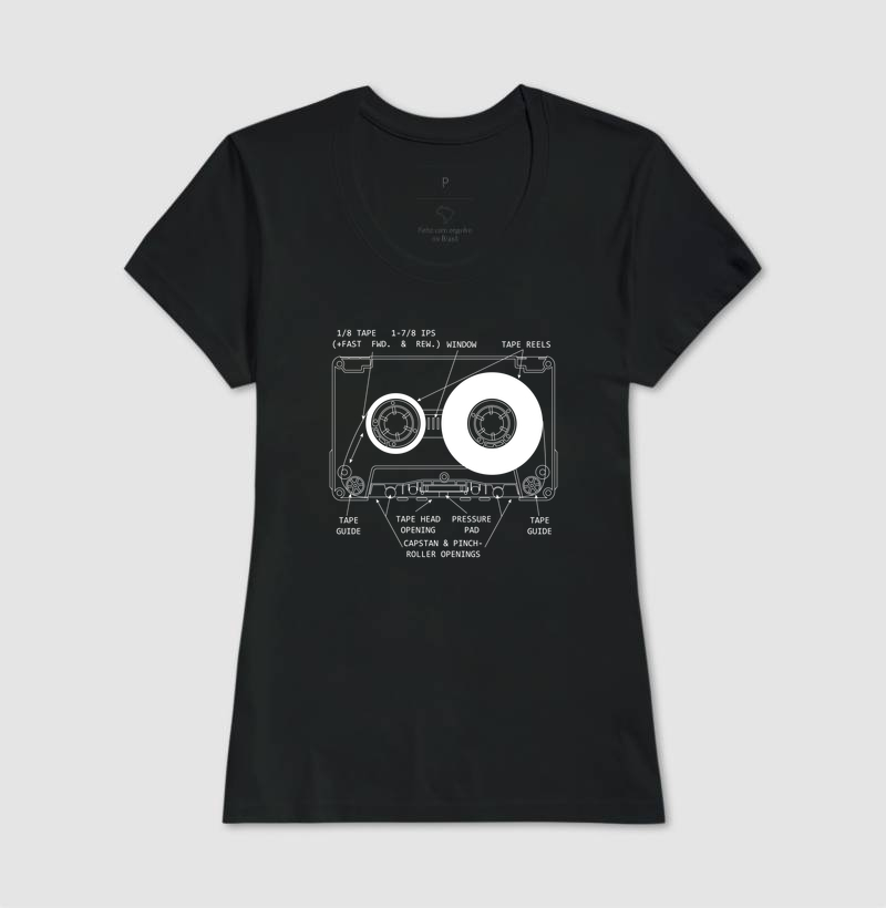Camiseta Anatomia de uma Fita K7 - Imagem 3