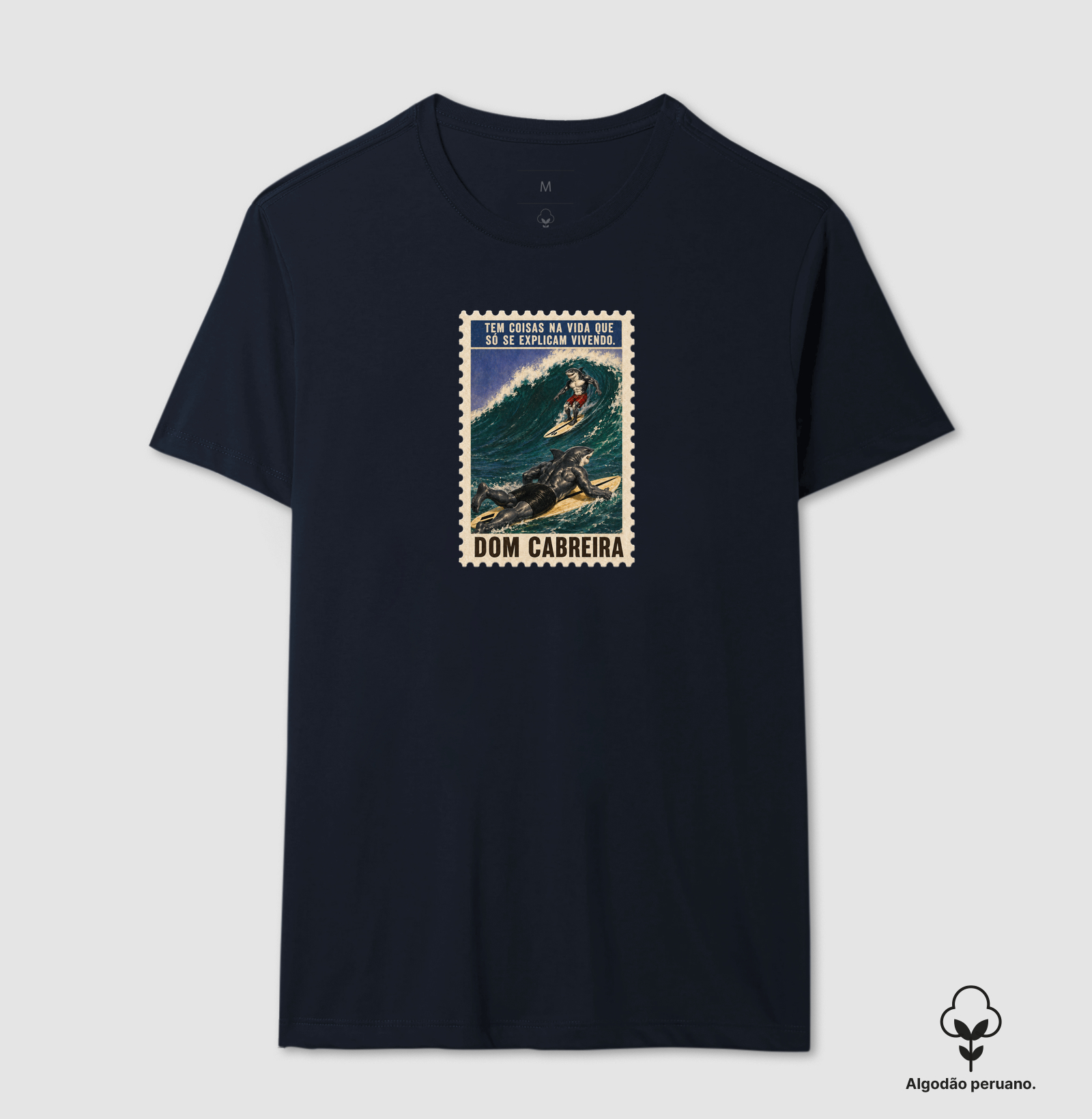 Camiseta Selo Vivendo a Vida do Surfe (masculina) - Imagem 7